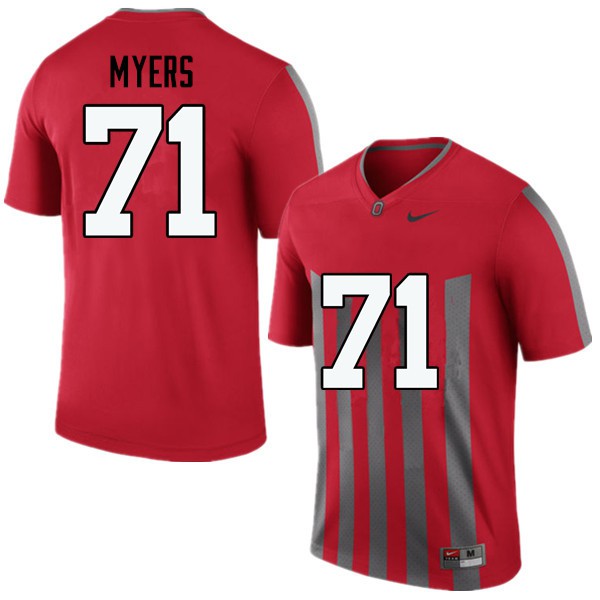 Ohio State Buckeyes #71 Josh Myers Men Stitched Jersey Throwback OSU66056